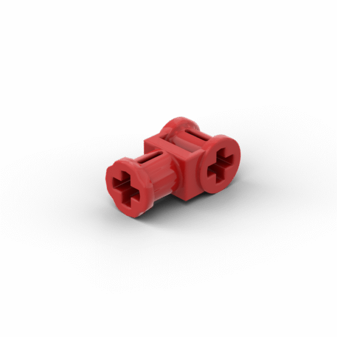 Gobricks GDS-931 Technic，Axle Connector With Axle Hole(10Pcs)