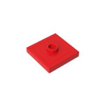 GDS-805 Plate, Modified 2 x 2 with Groove and 1 Stud in Center (Jumper)